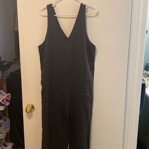 Black overalls
